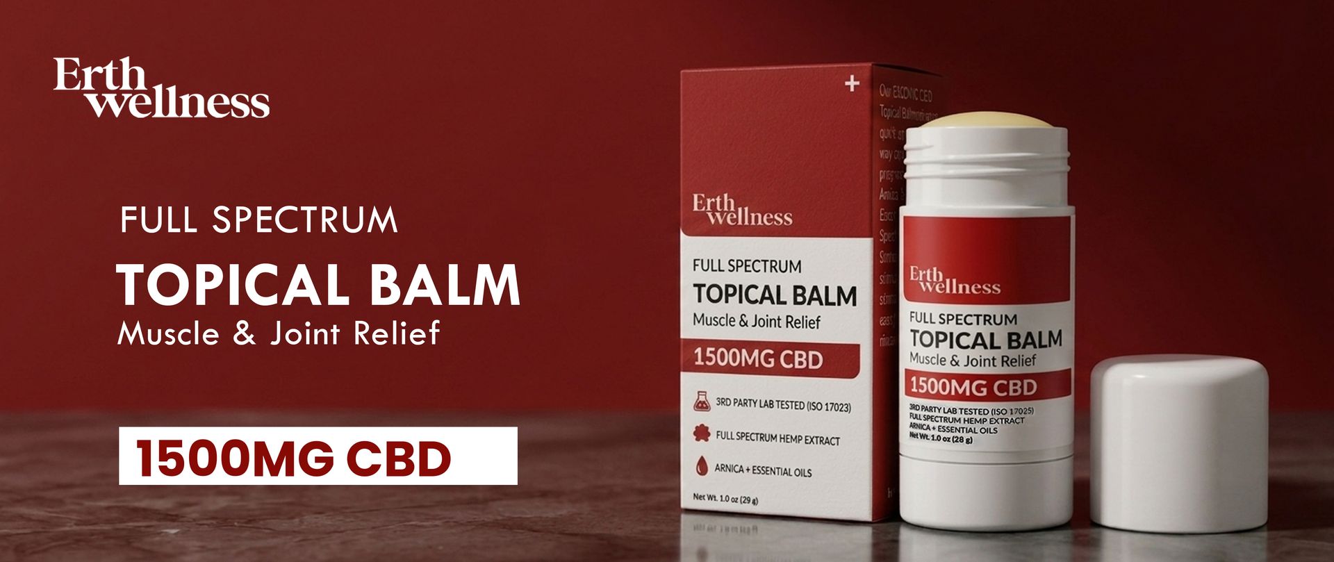 ERTH Topical Balm Muscle & Joint